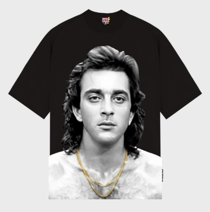 YOUNG SANJAY DUTT (SANJU BABA) OVERSIZED T SHIRT